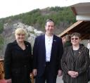Zhivka, Mayor David Miler and Valentina